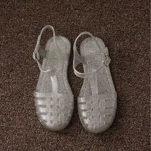 Silver Glitter Jellies